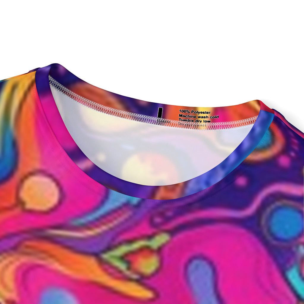 Psychedelic Swirl Men's Jersey — Vibrant Colors
