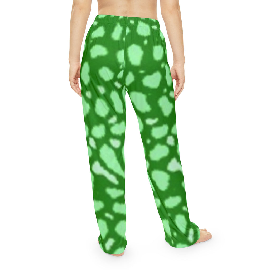 Women's Neon Leopard Pajama Pants — Colorful Animal Print Loungewear