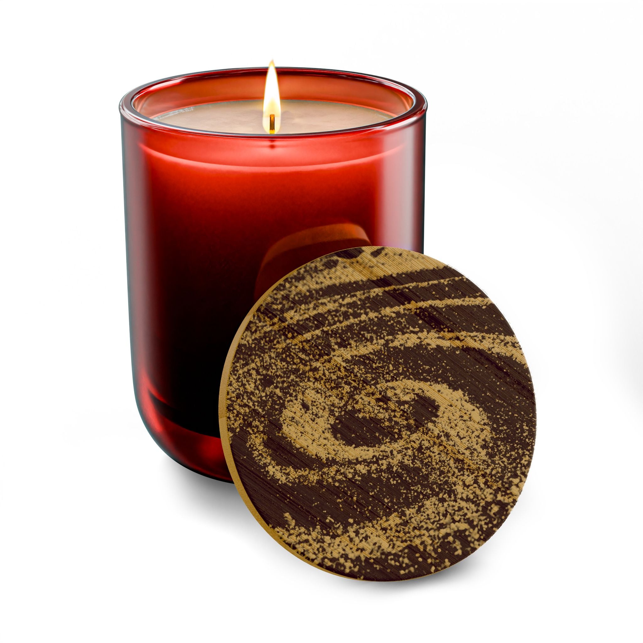 Swirl Sand Engraved 14oz Scented Soy Candle – Swirl Lid Aromatherapy Candle