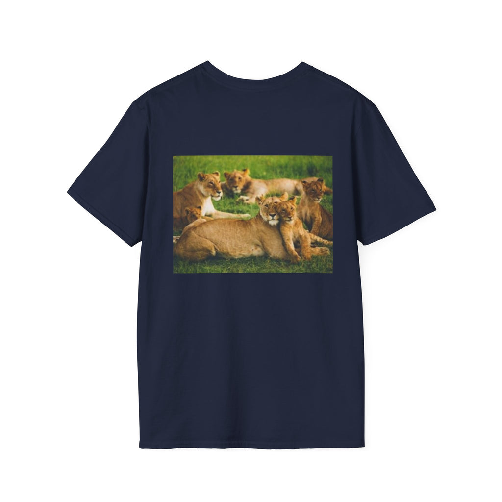 Lion Portrait T‑Shirt — Majestic Lion Face & Pride Photo Tee
