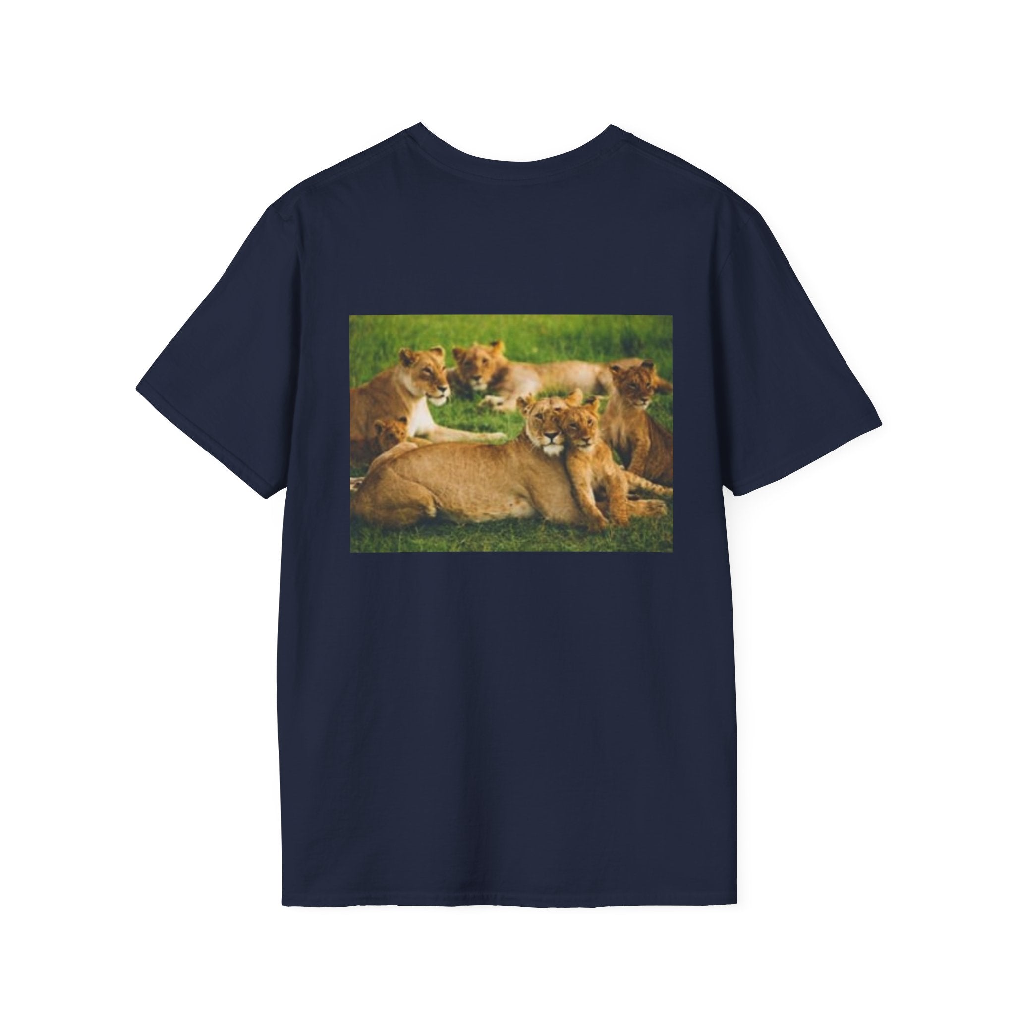Lion Portrait T‑Shirt — Majestic Lion Face & Pride Photo Tee