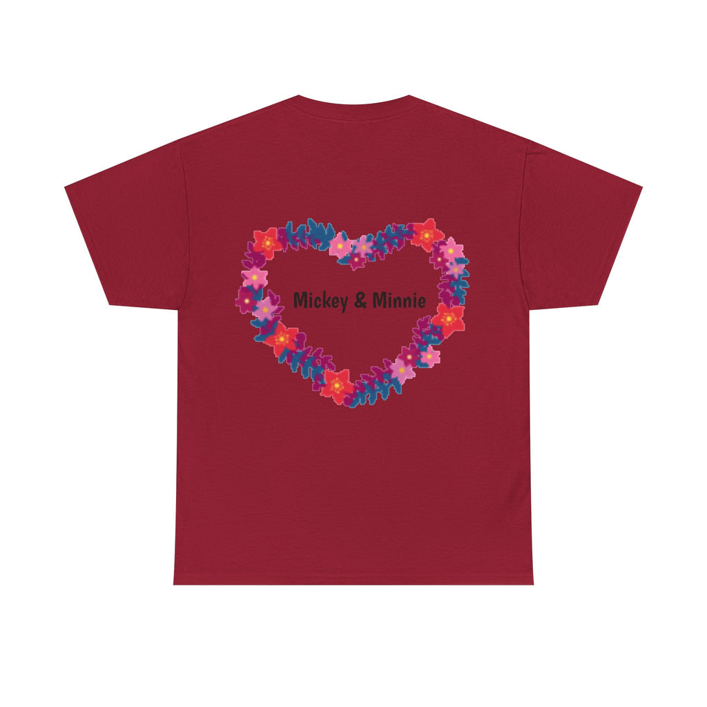 Classic Cartoon Mickey Mouse & Minnie Mouse Graphic T-shirt