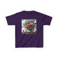 Kids T‑Shirt — Colorful Fantasy Flower Garden Print
