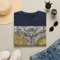 Vintage World Map T-Shirt — Antique Globe Travel Tee