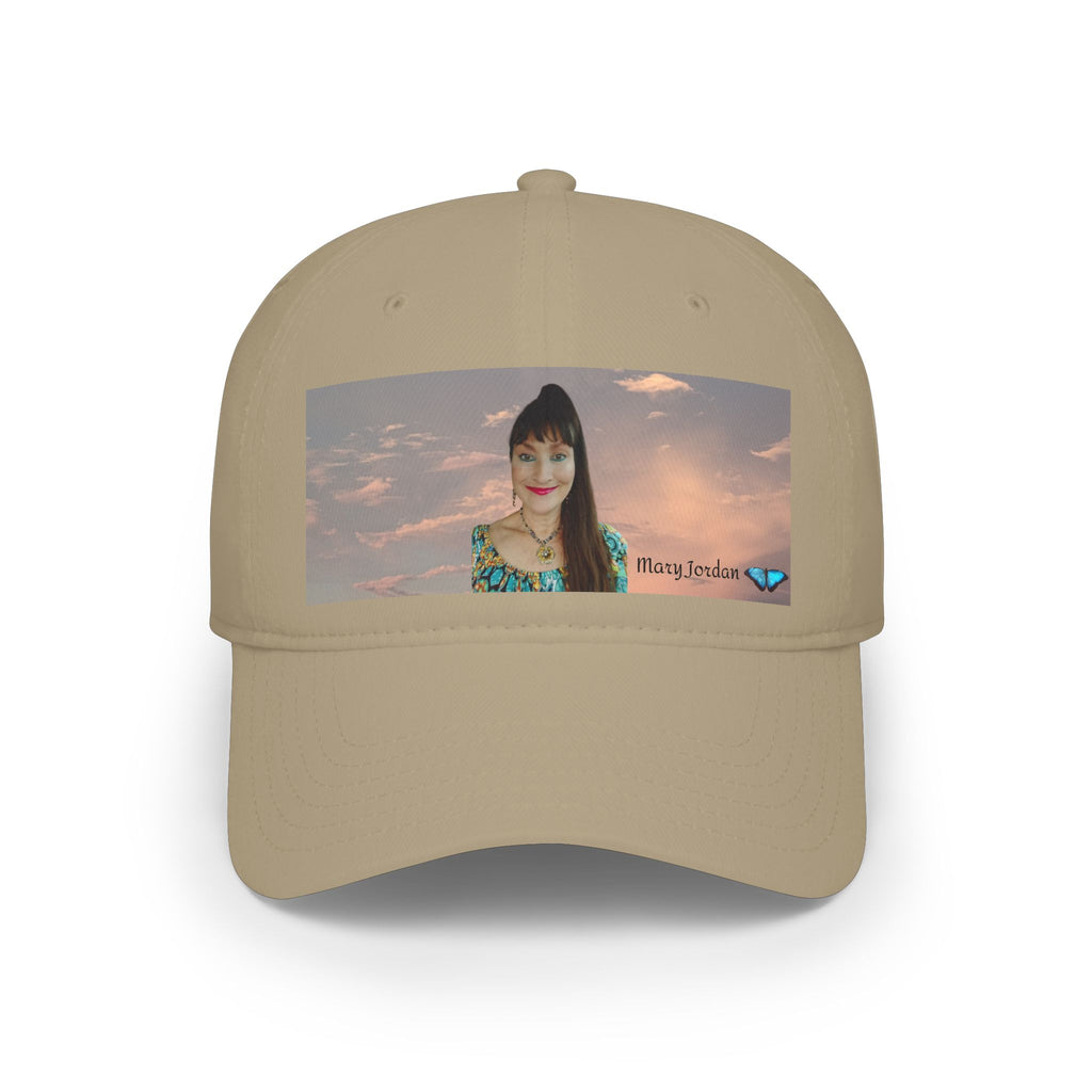 Low Profile Baseball Cap — Mary Jordan Sunset Background