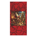Christmas Santa Scene Mink-Cotton Towel