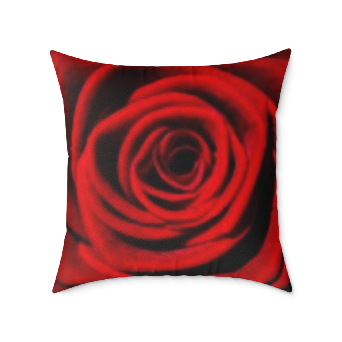 Christmas Santa Scene Square Pillow — Festive Holiday Throw Cushion