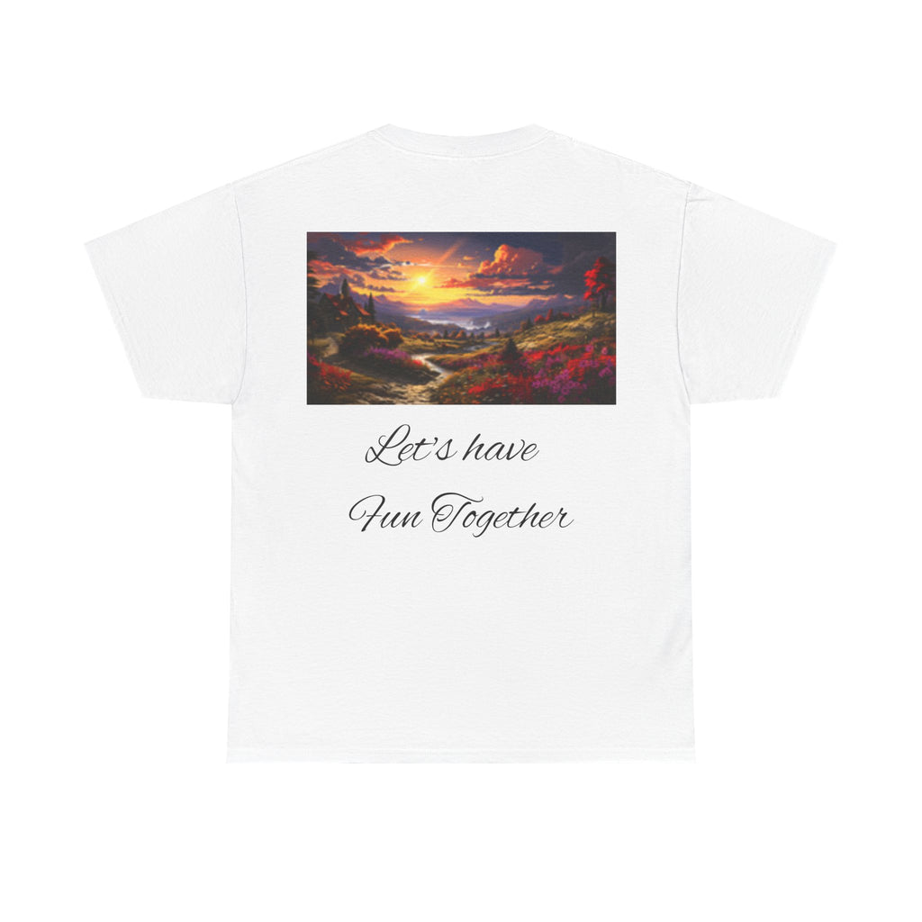 Pinup Beach Girl & Sunset T-Shirt — Retro Bikini Pin-Up Graphic T-shirt