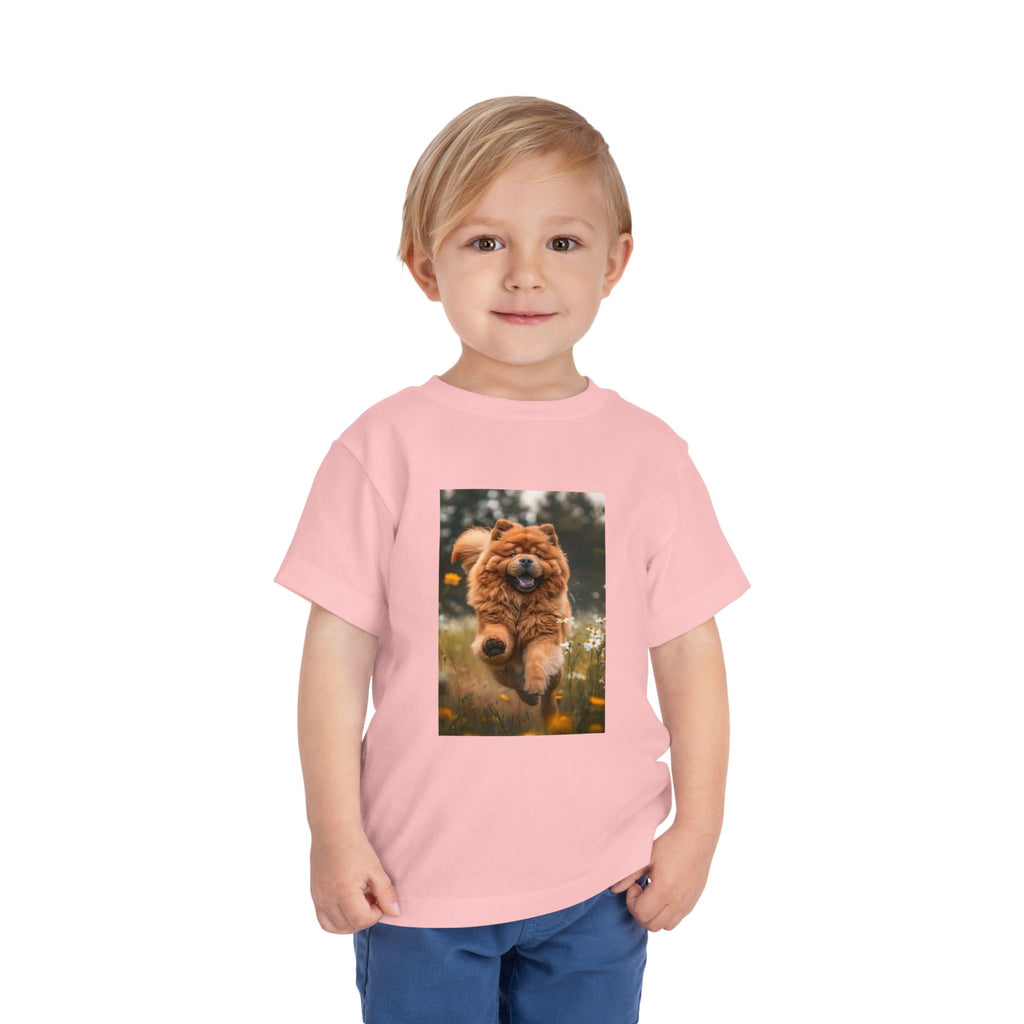 Chow Chow Puppy Photo Toddler Tee