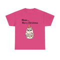 Cat Christmas Tree T-shirt — Grumpy Cat Wrapped in Lights Holiday Shirt