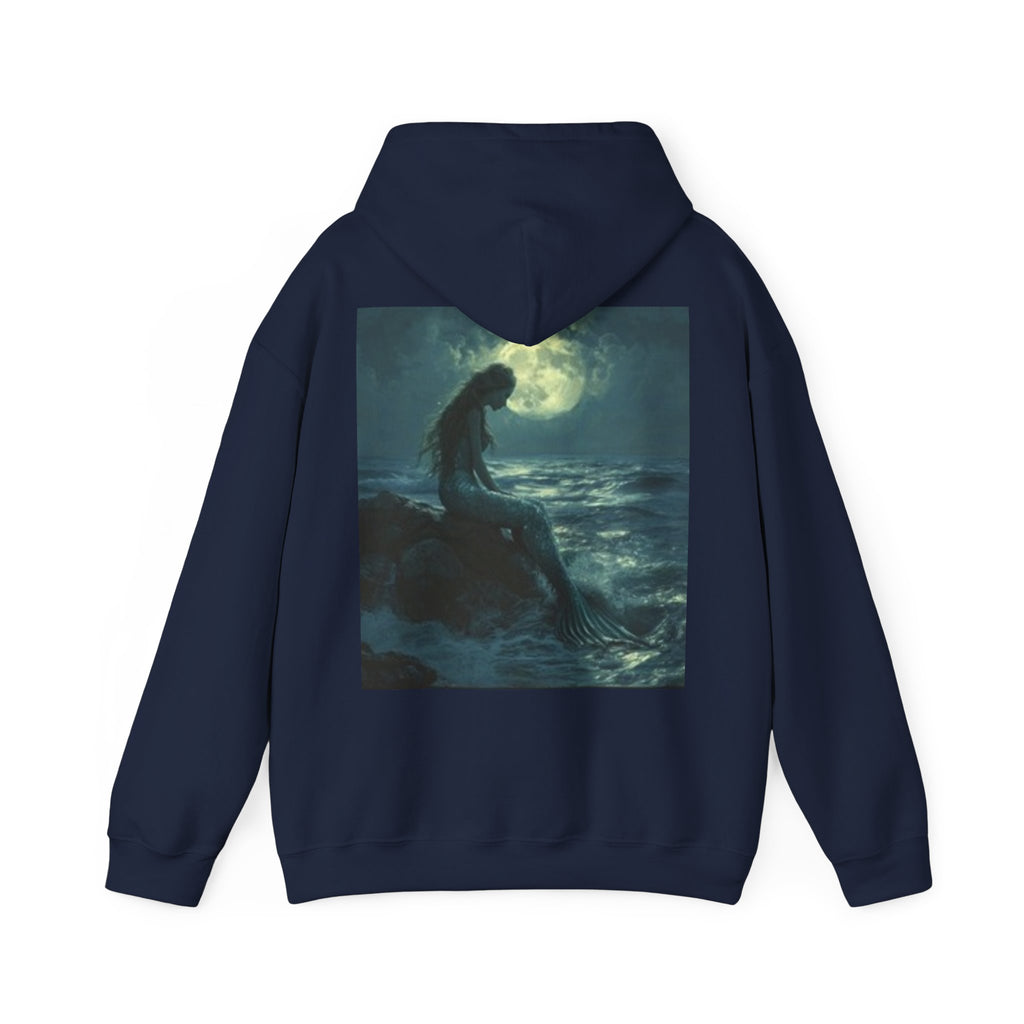 Mermaid Moonlight Hoodie — Mystical Ocean Art Pullover