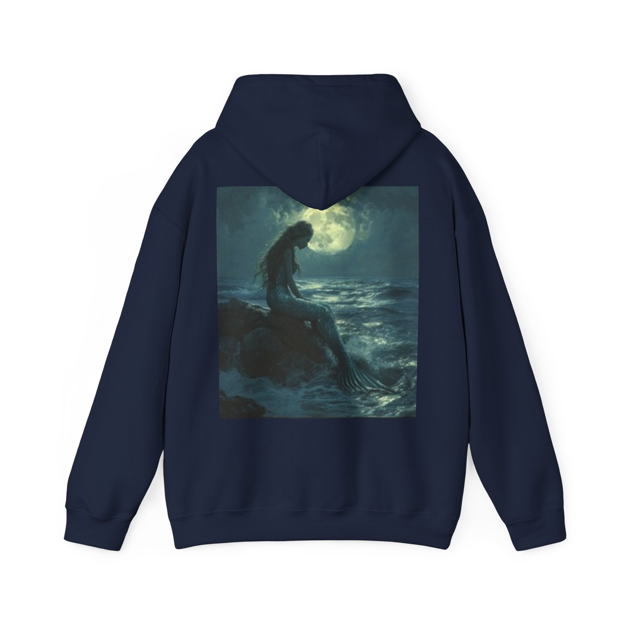 Mermaid Moonlight Hoodie — Mystical Ocean Art Pullover