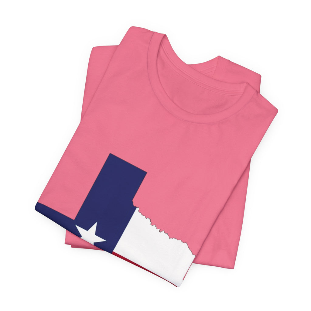 Texas Flag T-Shirt — Texas State Outline with Lone Star