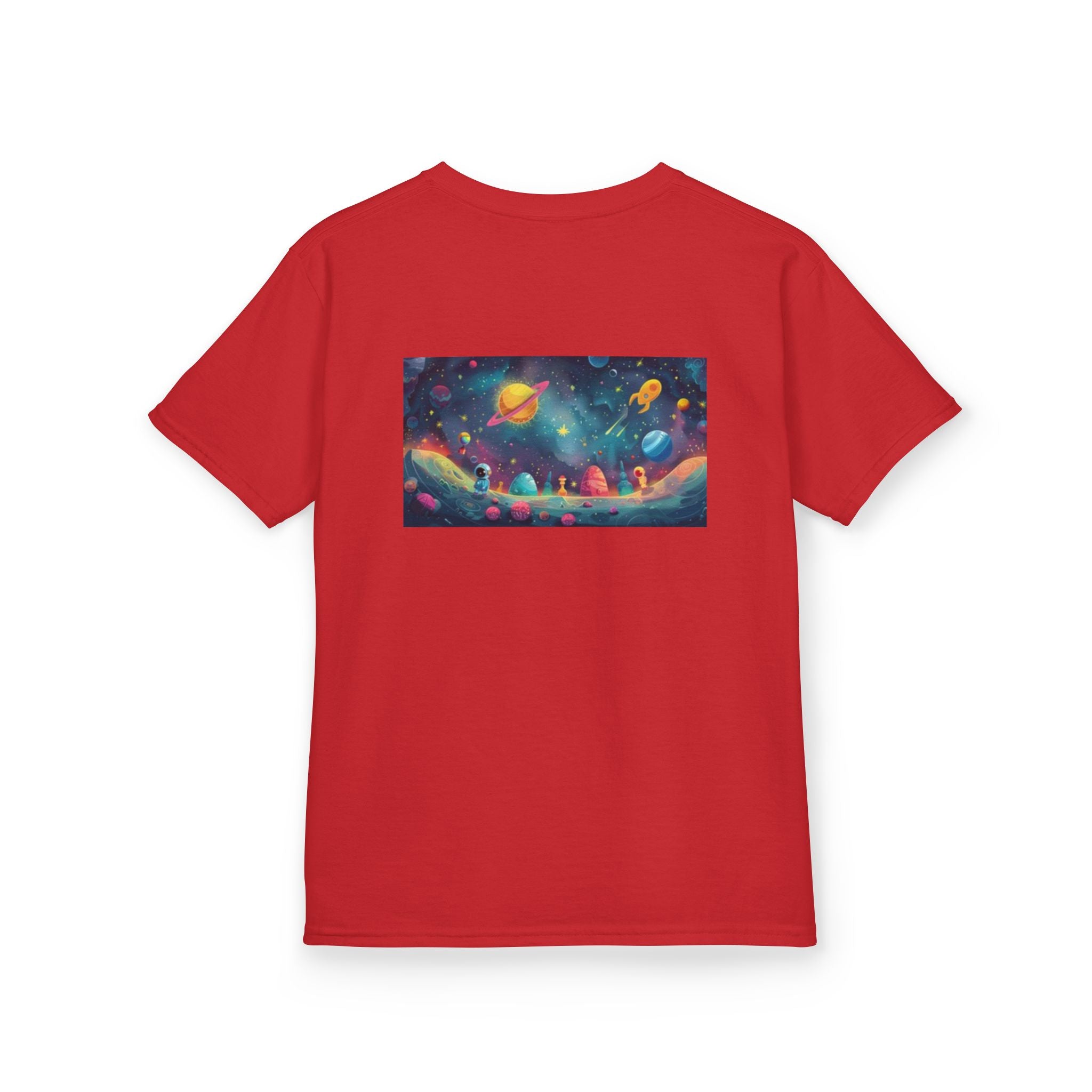 Kids Alien Space I Believe in You T-shirt — Colorful Extraterrestrial Galaxy Shirt