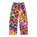 Women's Colorful Neon Leopard Pajama Pants — Soft Lounge Sleepwear