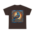 Bluebird Mystic Tee — Artistic Raven & Moon Illustration T‑Shirt