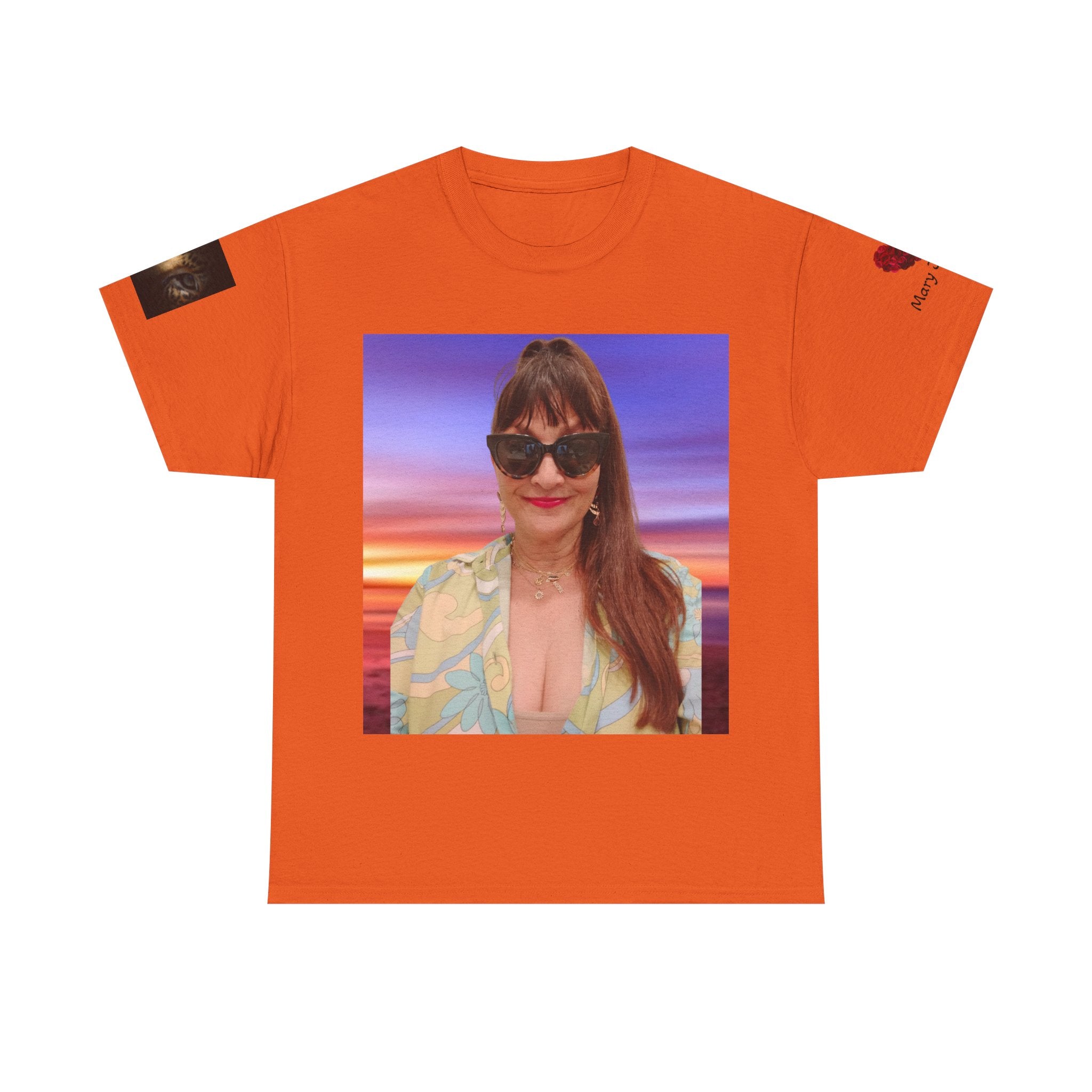 Mary Jordan  T-shirt— Retro Sunset Graphic T-Shirt