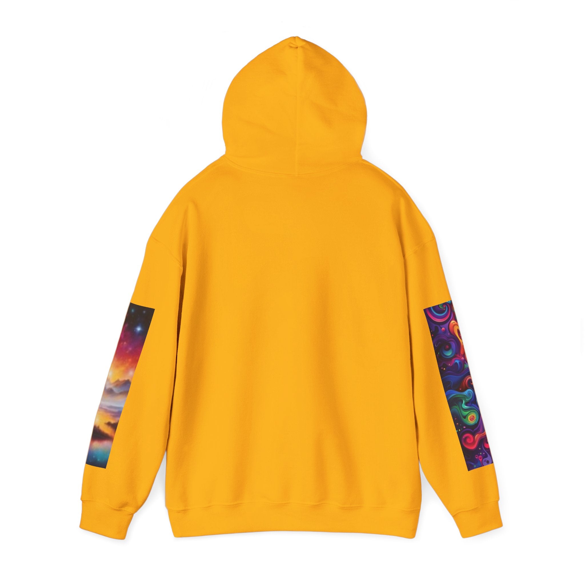 Silhouette Wolf Unisex Heavy Blend Hooded Sweatshirt Cozy All Night