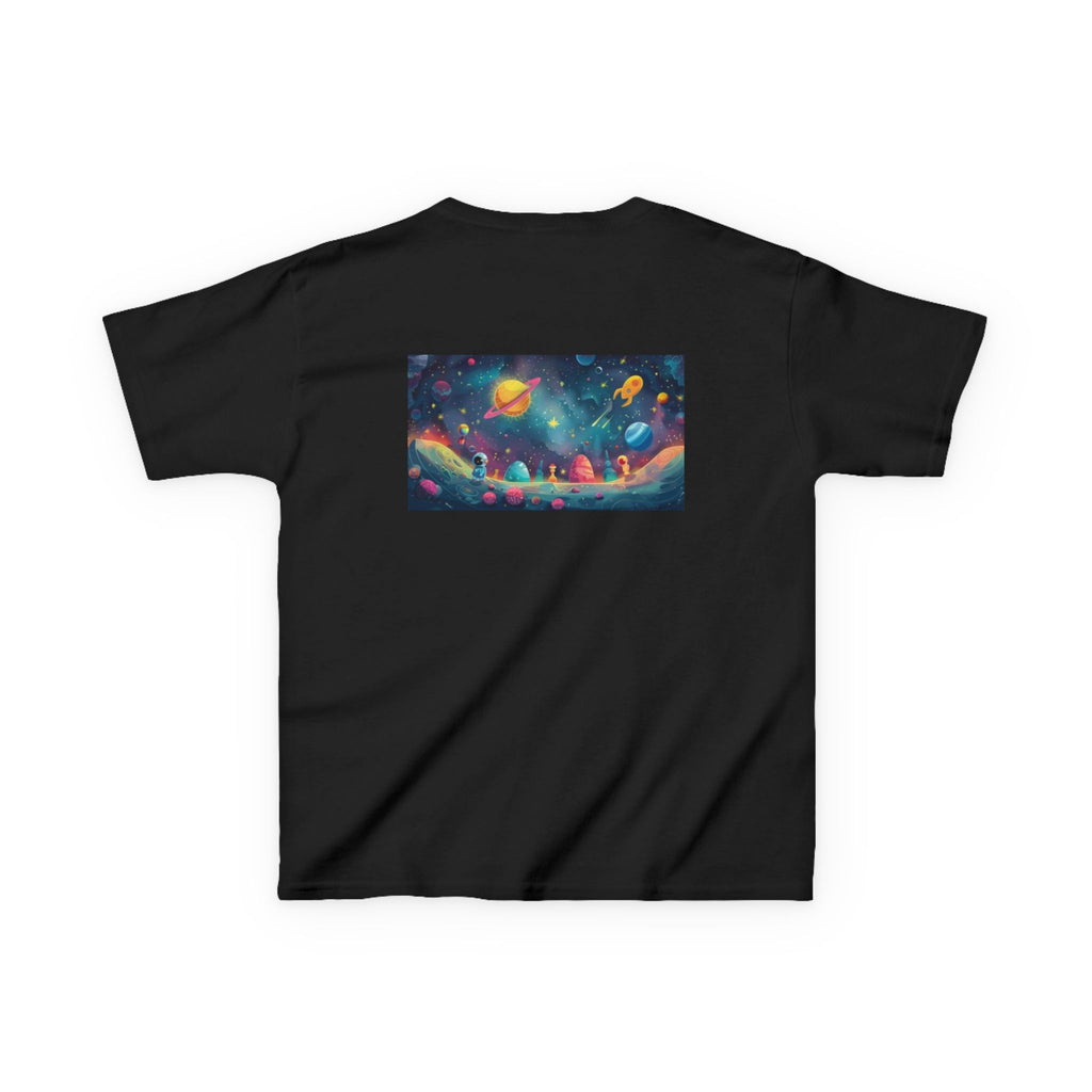 Kids Alien Space I Believe in You T-shirt — Colorful Extraterrestrial Galaxy Shirt