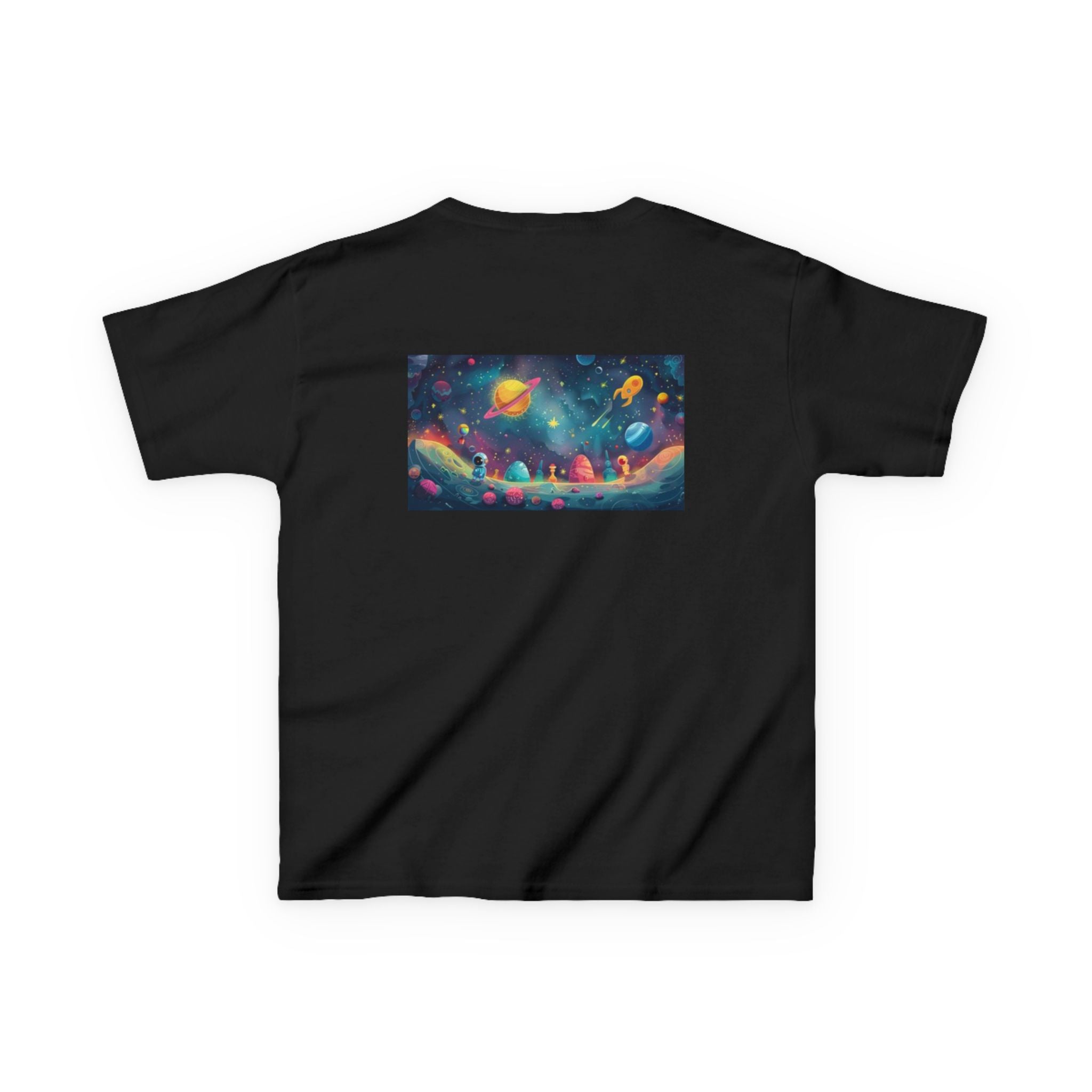 Kids Alien Space I Believe in You T-shirt — Colorful Extraterrestrial Galaxy Shirt