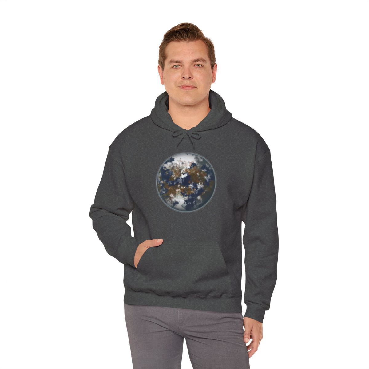 Galaxy Planet Hoodie —Facts Earth-Like Orb Space Graphic Pullover
