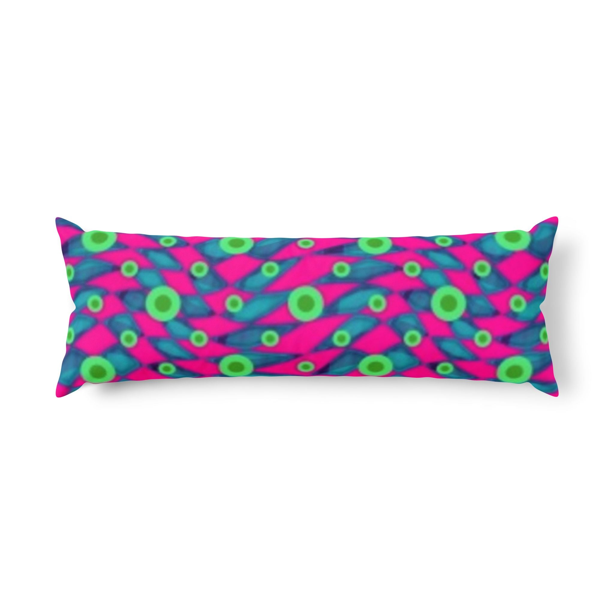 Retro Cat Convertible Body Pillow — Vibrant Pop Art Roadtrip Décor
