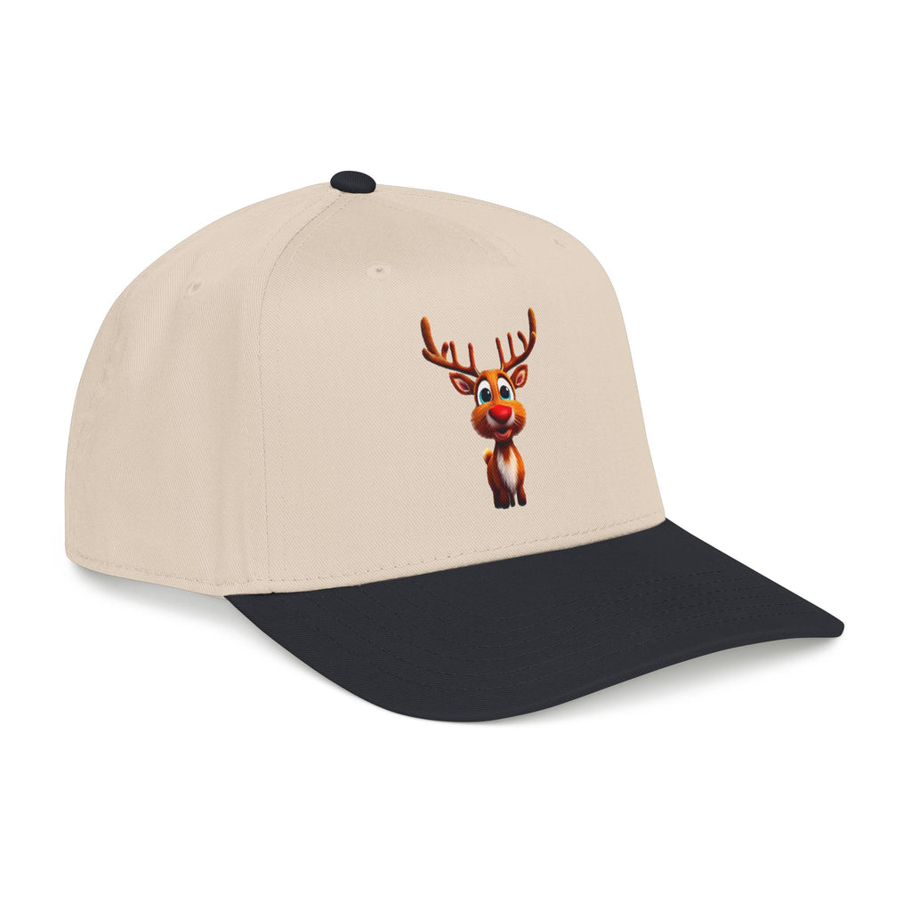 Cute Rudolph Reindeer Baseball Cap — Christmas Holiday Kids & Adult Hat