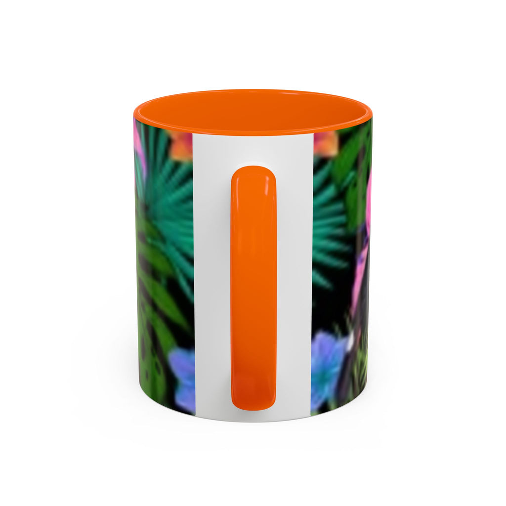 Tropical Floral Coffee Mug — Colorful Paradise Accent Mug (11/15 oz)