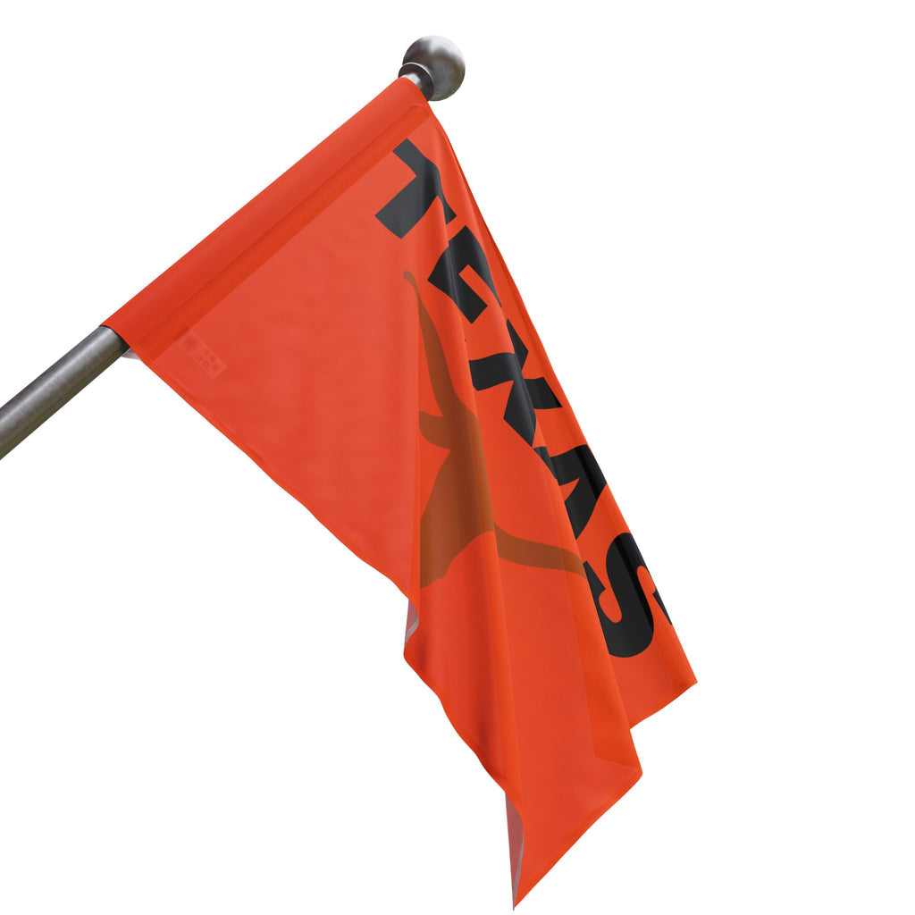 Texas Text Flag~Longhorn — Bold Retro State Pride Flag