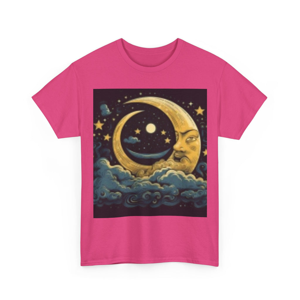 Copy of Celestial Moon Face Tee — Vintage Night Sky Graphic T-Shirt