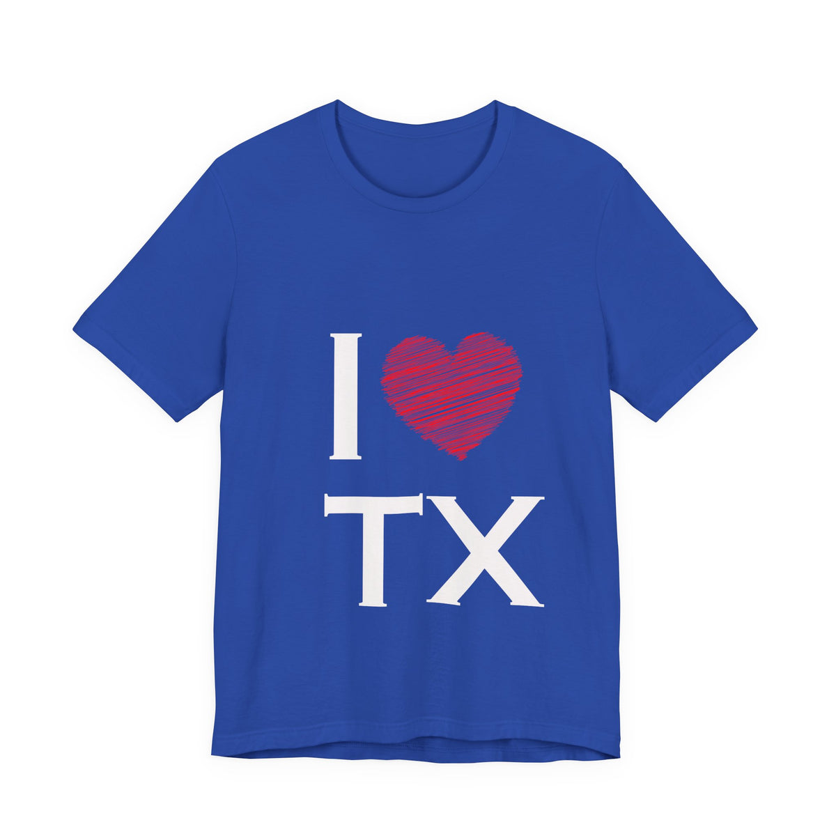 I  Love TX T-Shirt - Texas Love Graphic Tee