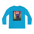 Youth Long Sleeve Tee – Cute Neon Forest Creature Graphic