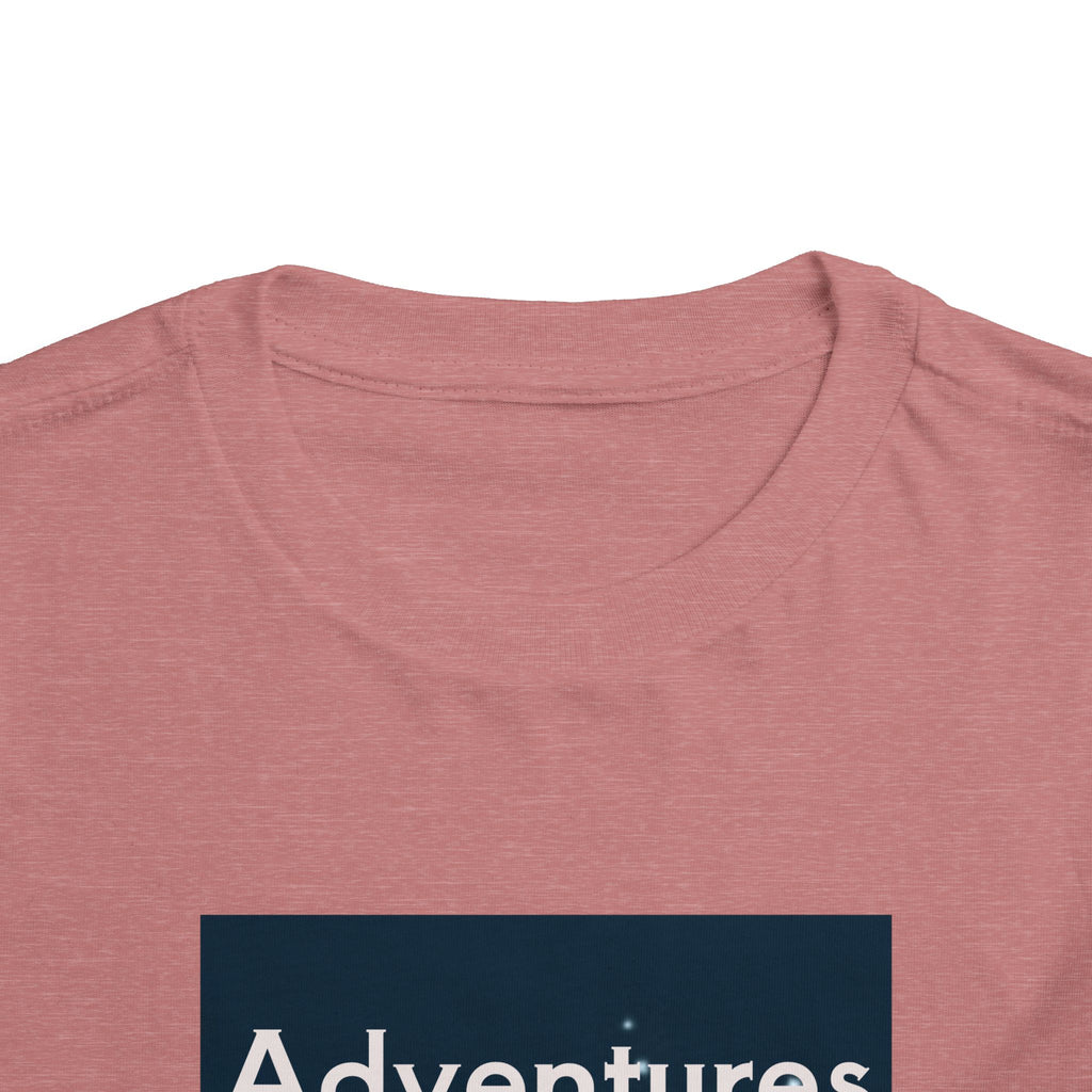 Toddler T-shirt — Adventures Cute Astronaut & Retro Space Rockets Design