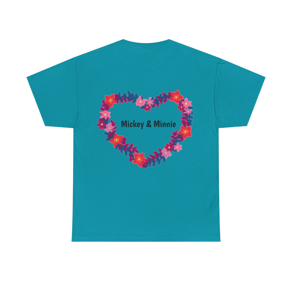 Classic Cartoon Mickey Mouse & Minnie Mouse Graphic T-shirt