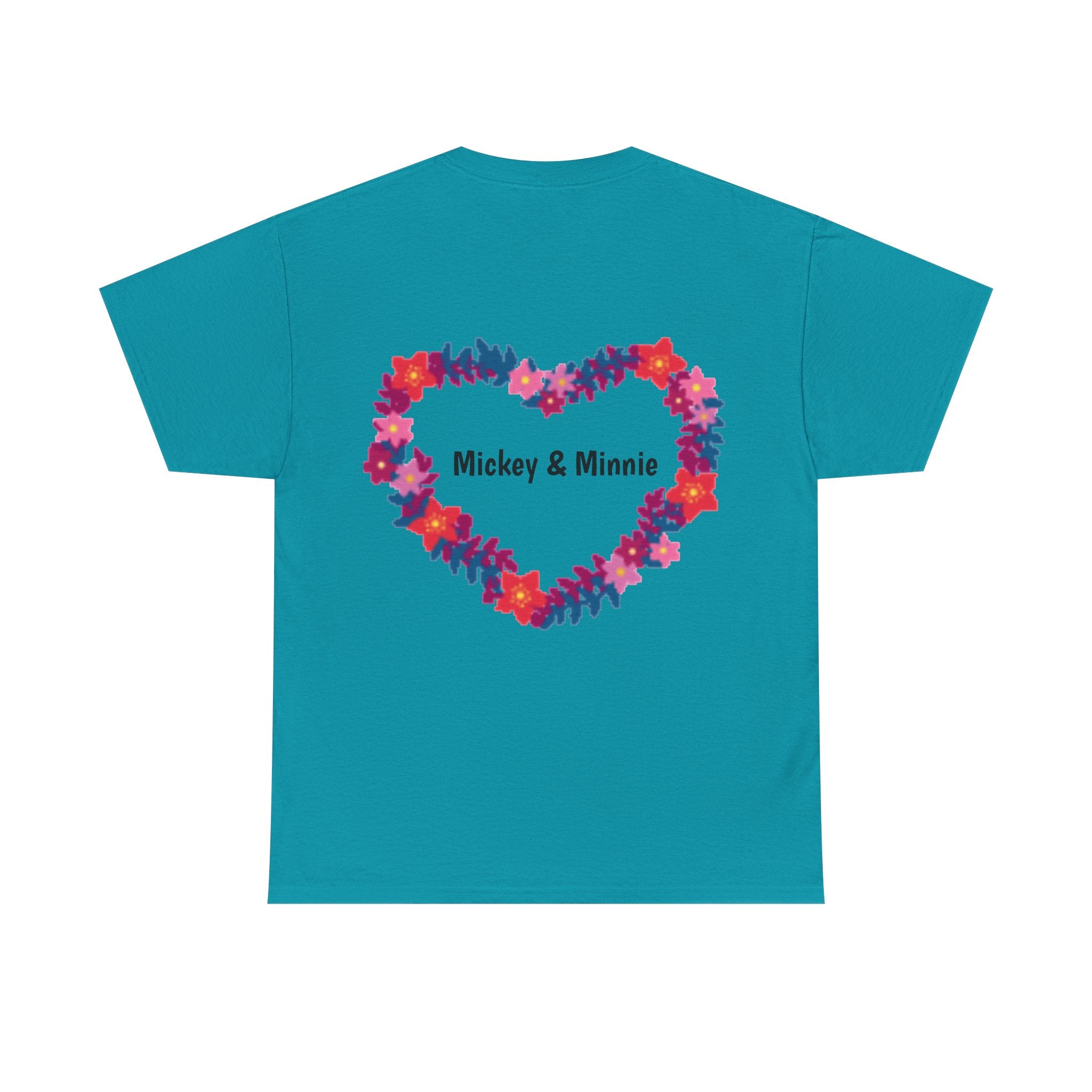 Classic Cartoon Mickey Mouse & Minnie Mouse Graphic T-shirt
