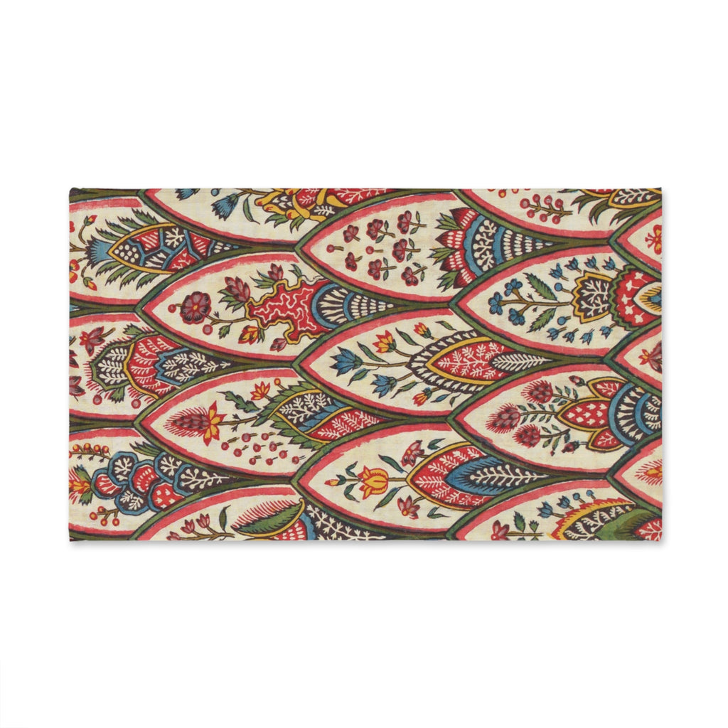 Floral Paisley Hand Towel — Boho Vintage Pattern Cotton Kitchen Towel