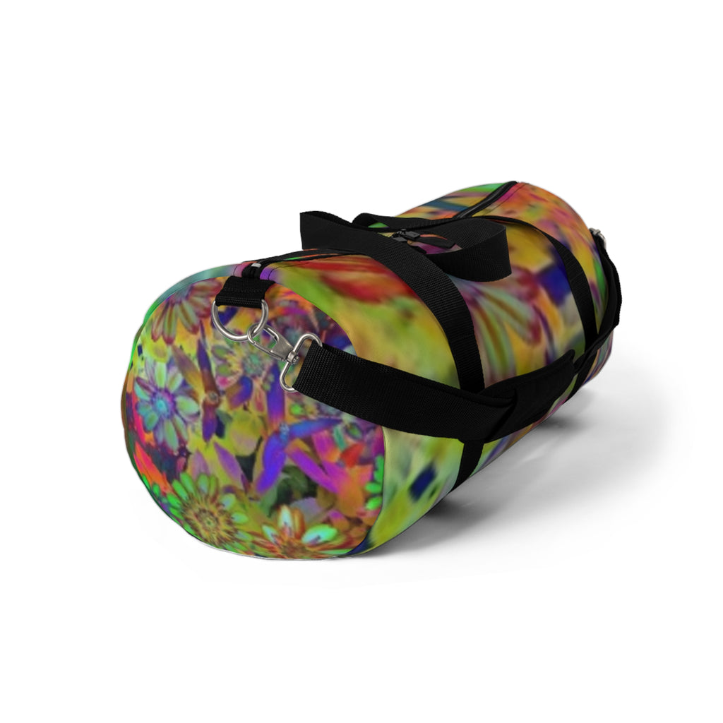 Vibrant Floral Duffel Bag - Colorful Boho Travel & Gym Bag