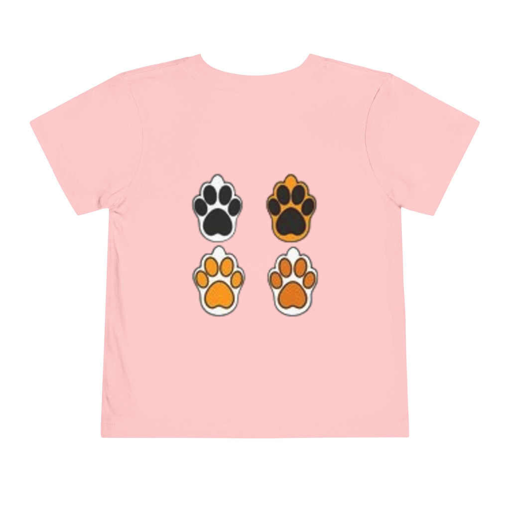 Toddler Tee — Playful Kitten and Fishbowl Graphic