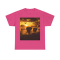 Elephant Sunset T-Shirt — African Safari Sunset Graphic Tee