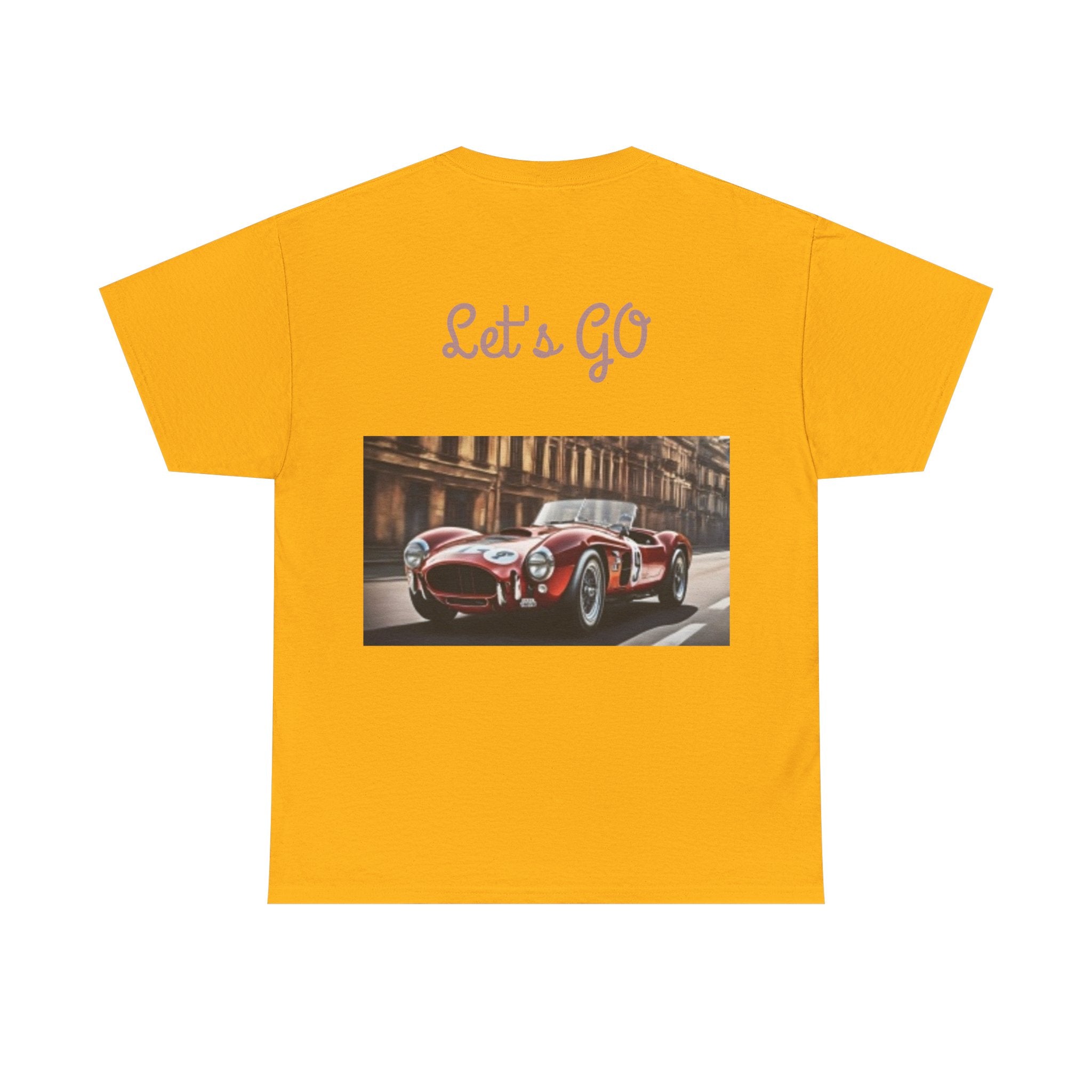 Pin-Up Girl with Terrier & Fast Car Graphic T-shirt — Retro 1950's Vintage Style T-Shirt