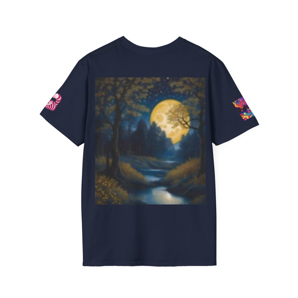Paisley Tee — Vintage Glam Face Print T‑Shirt