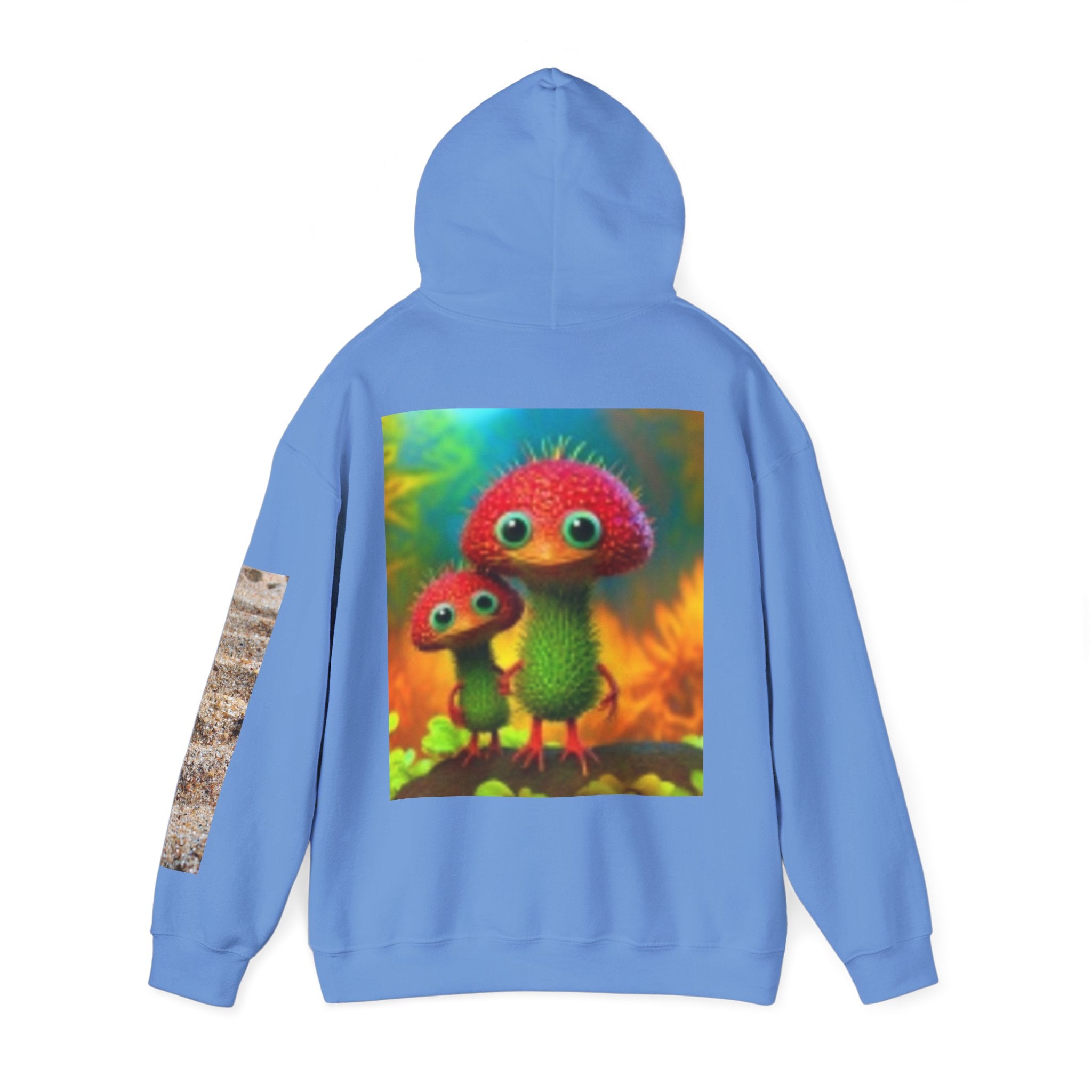 Mushroom Friends Hoodie — Cute Colorful Fungi Illustration Pullover