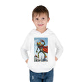 Superhero Frog Toddler Hoodie — Cute Cape Frog Graphic Pullover