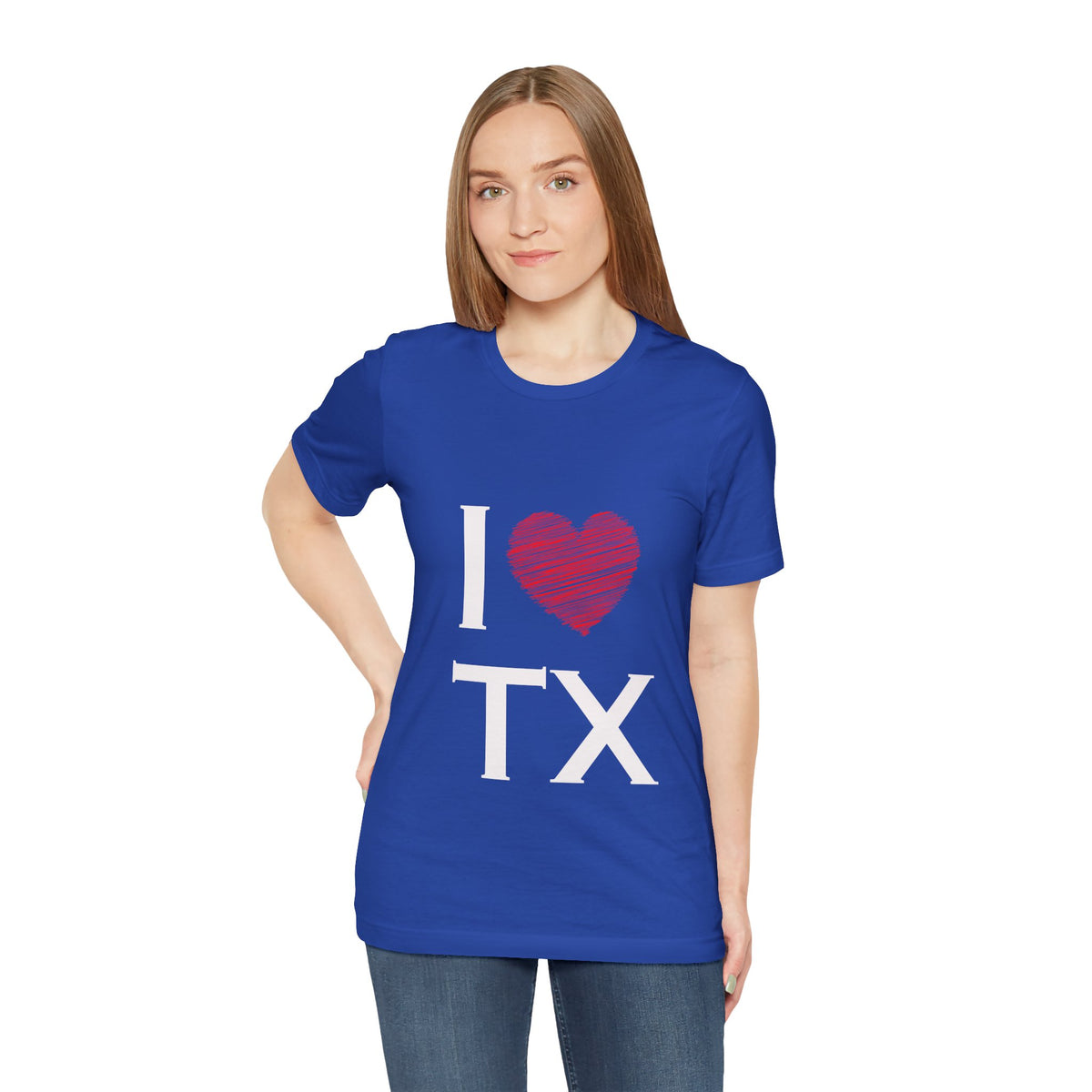 I  Love TX T-Shirt - Texas Love Graphic Tee