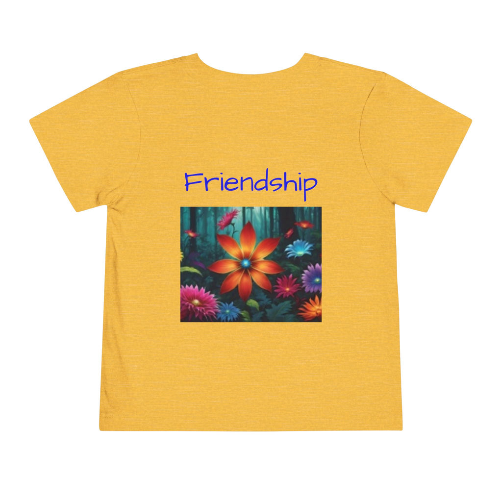 Toddler T-shirt— Cute Cartoon Animal Friends "Friendship" Graphic Shirt