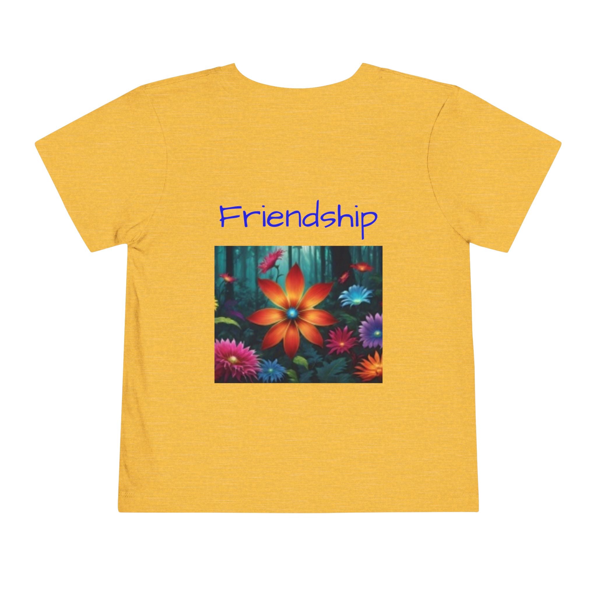Toddler T-shirt— Cute Cartoon Animal Friends "Friendship" Graphic Shirt
