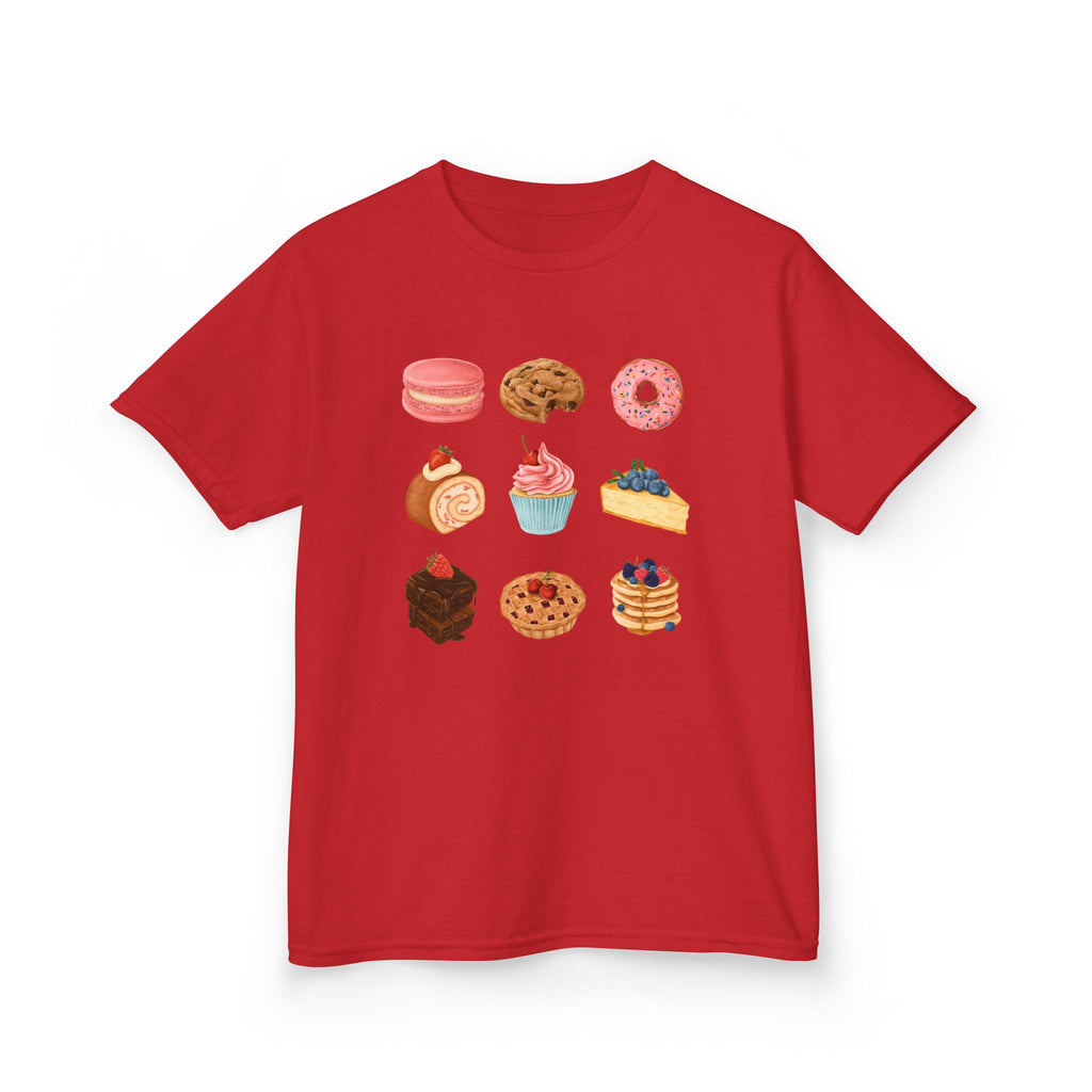 Kids Dessert T‑Shirt — Cute Pastry & Cupcake Graphic Tee
