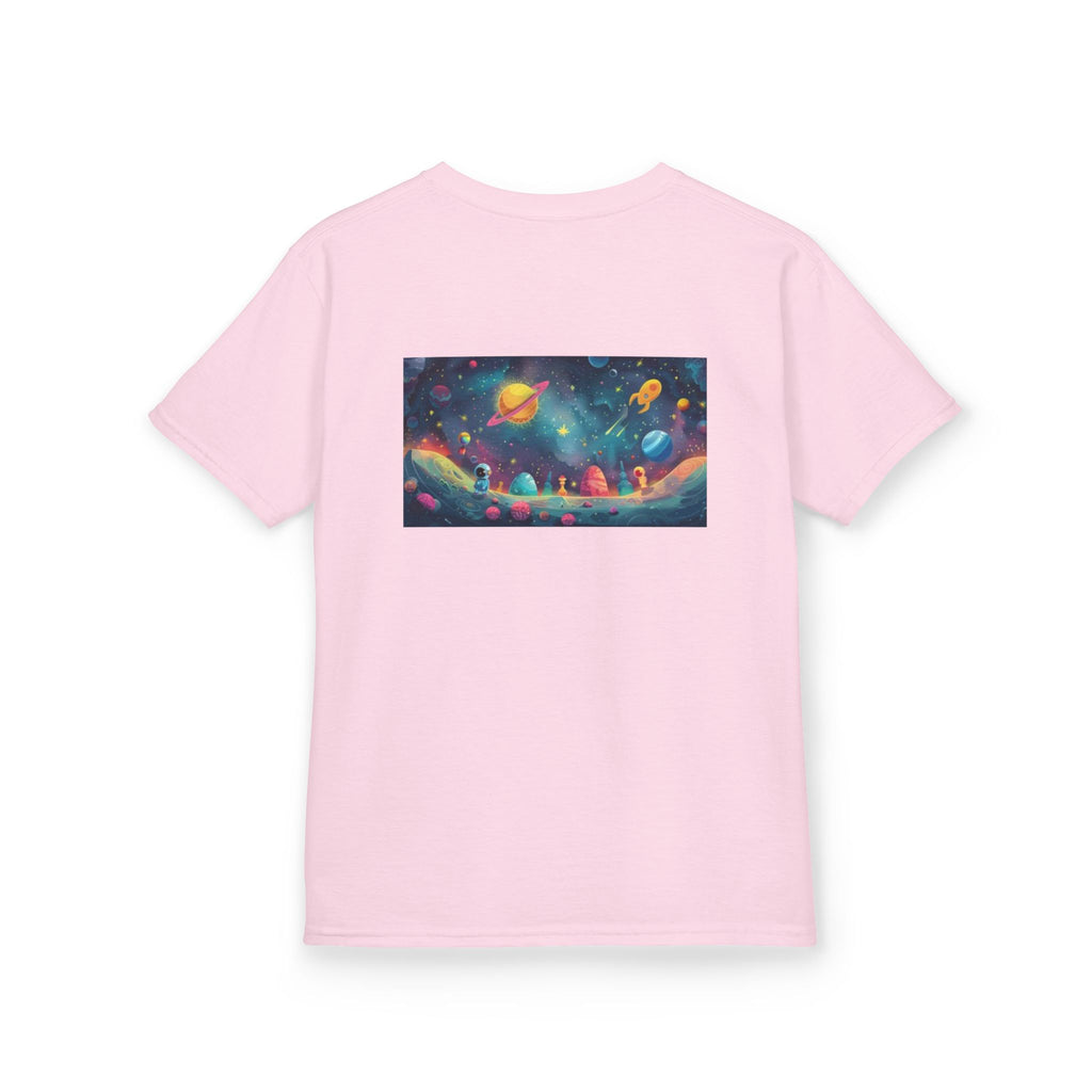 Kids Alien Space I Believe in You T-shirt — Colorful Extraterrestrial Galaxy Shirt