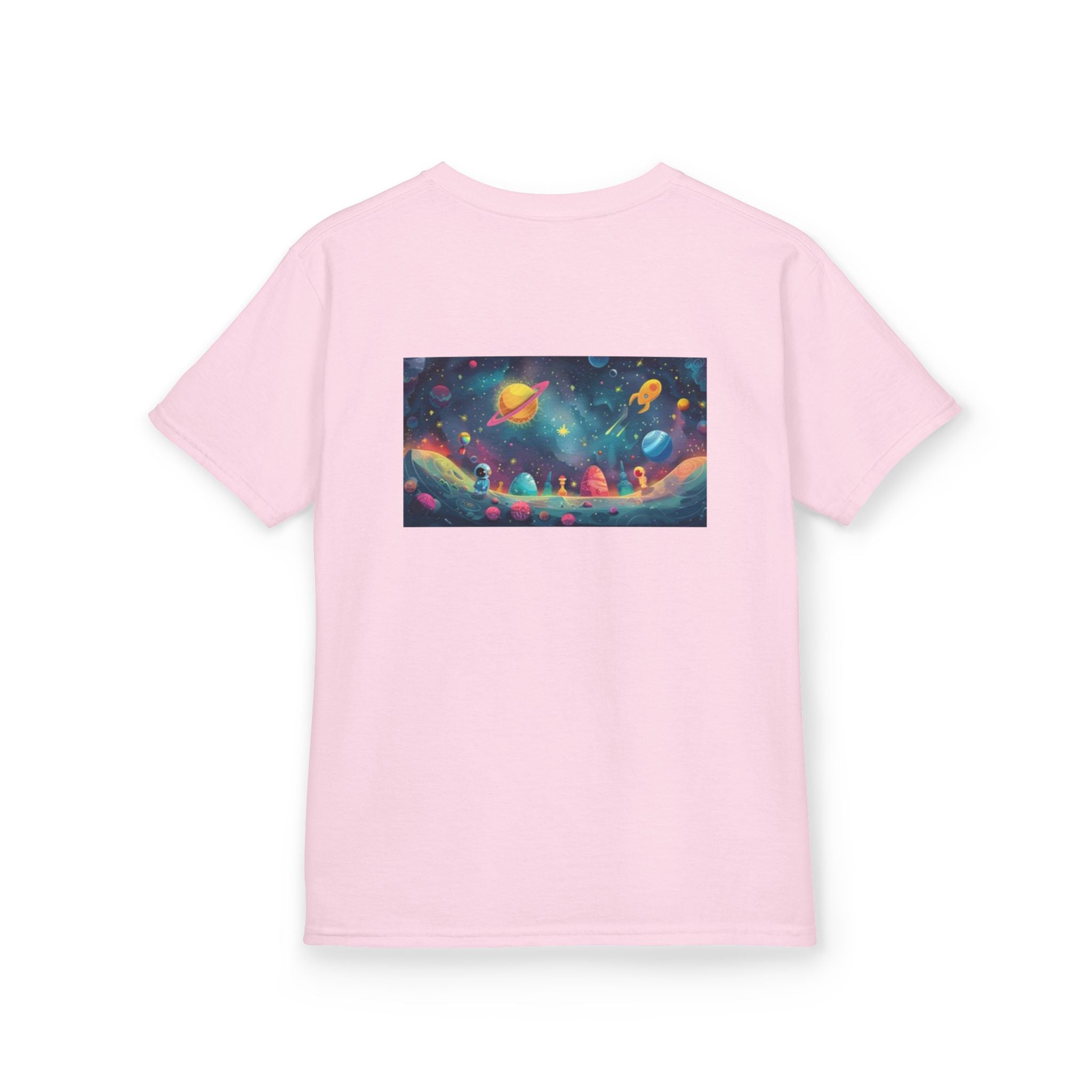 Kids Alien Space I Believe in You T-shirt — Colorful Extraterrestrial Galaxy Shirt