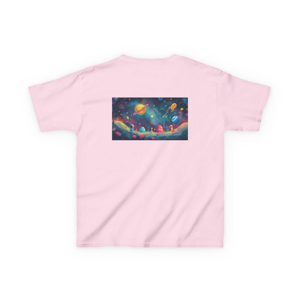 Kids Alien Space I Believe in You T-shirt — Colorful Extraterrestrial Galaxy Shirt
